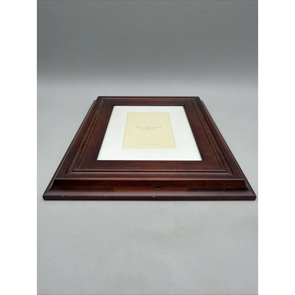Pottery Barn Picture Frame Cambree Espresso Wood 3 Mats - 4x6 / 9x7 (w/o mat)
